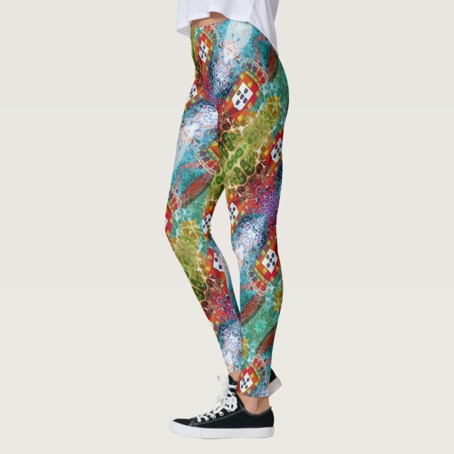 Portuguese designs leggings (Left)