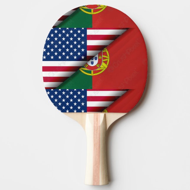 Portuguese designs  ping pong paddle (Front)