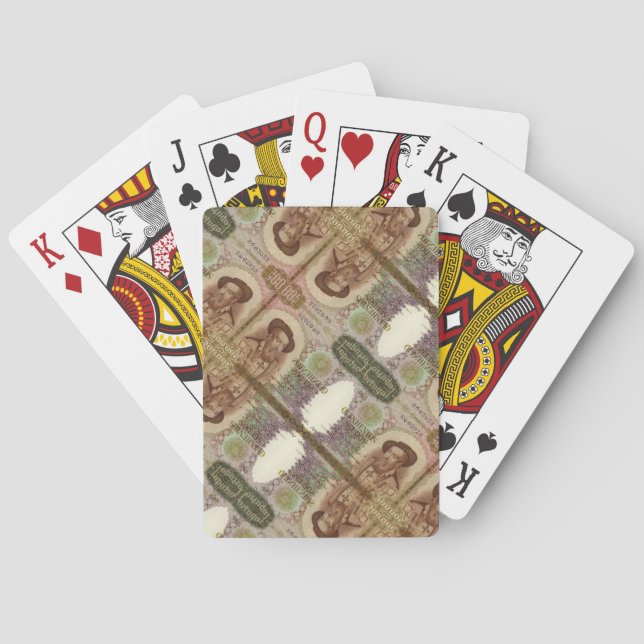 Portuguese designs playing cards (Back)