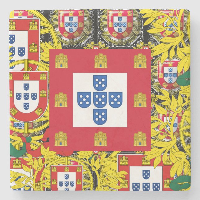 Portuguese designs  stone coaster (Front)