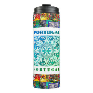 Portuguese designs thermal tumbler