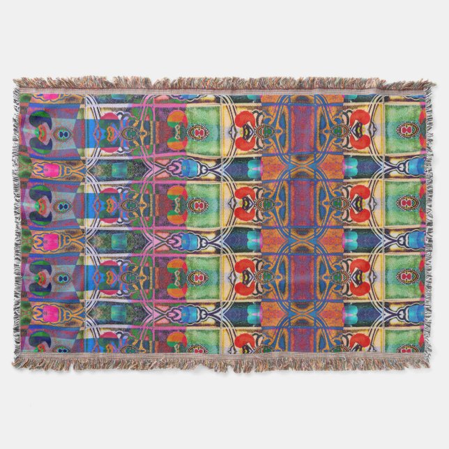 Portuguese designs  throw blanket (Front)