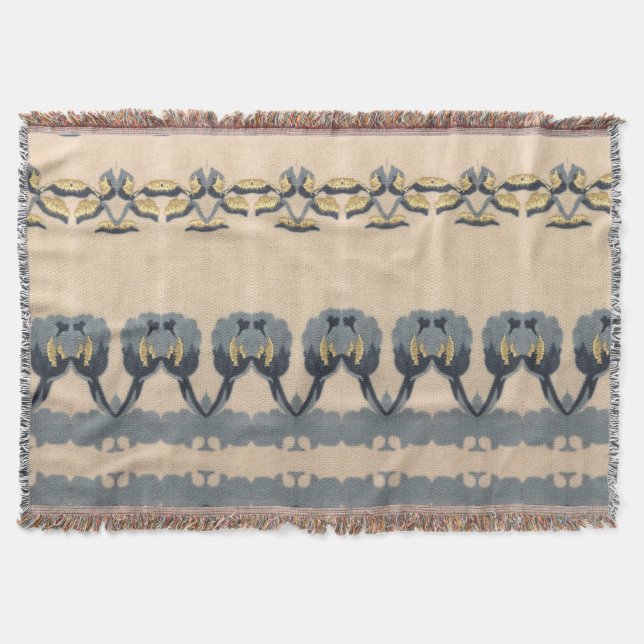 Portuguese designs Throw Blanket (Front)