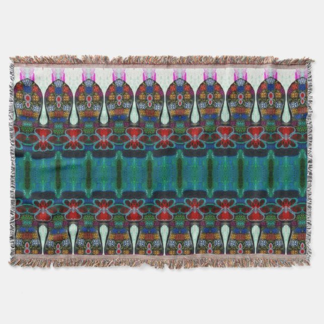 Portuguese designs Throw Blanket (Front)