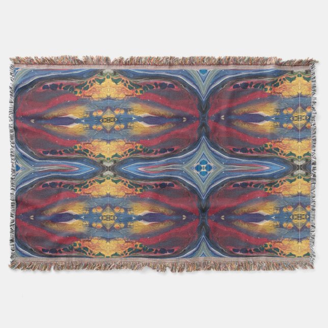 Portuguese designs Throw Blanket (Front)
