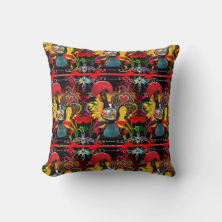 Portuguese designs throw pillow