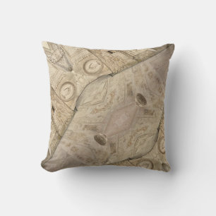 Portuguese designs throw pillow