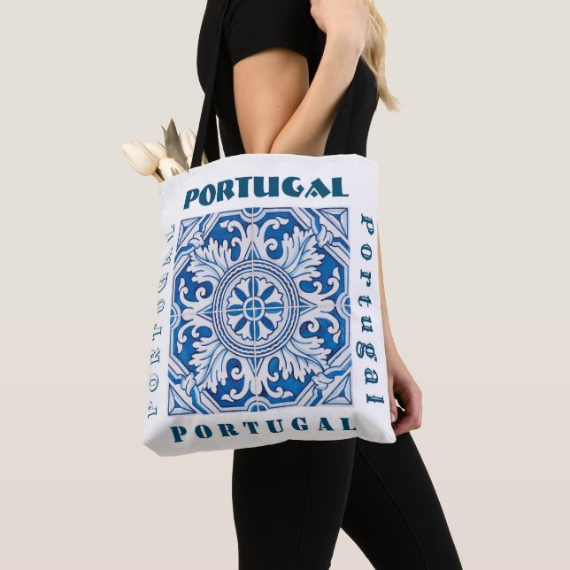 Portuguese designs tote bag (Close Up)