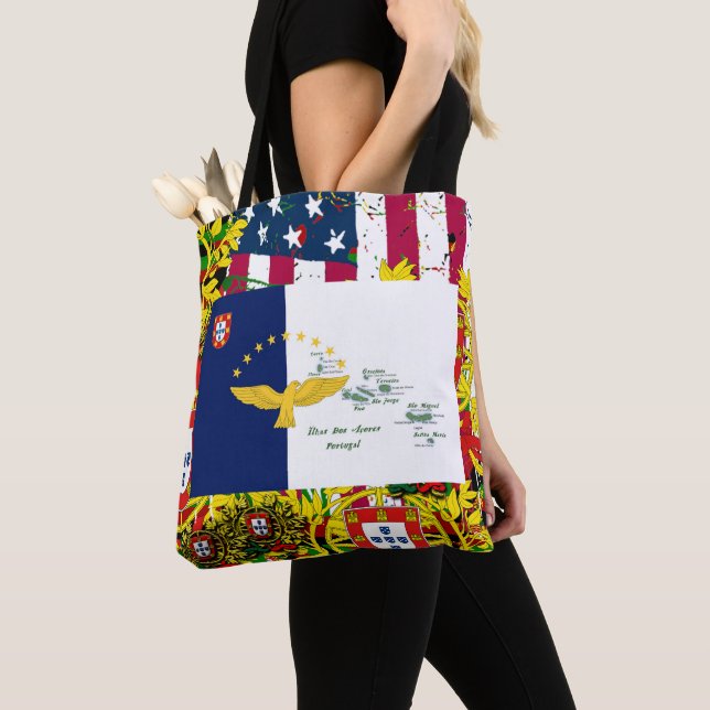 Portuguese designs tote bag (Close Up)