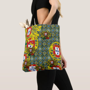 Portuguese designs tote bag