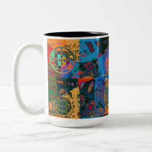 Portuguese designs Two-Tone coffee mug