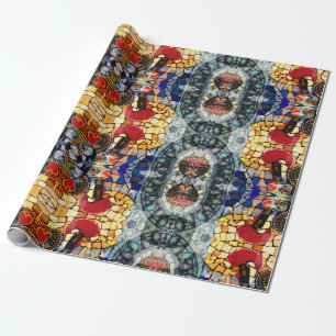 Portuguese designs wrapping paper