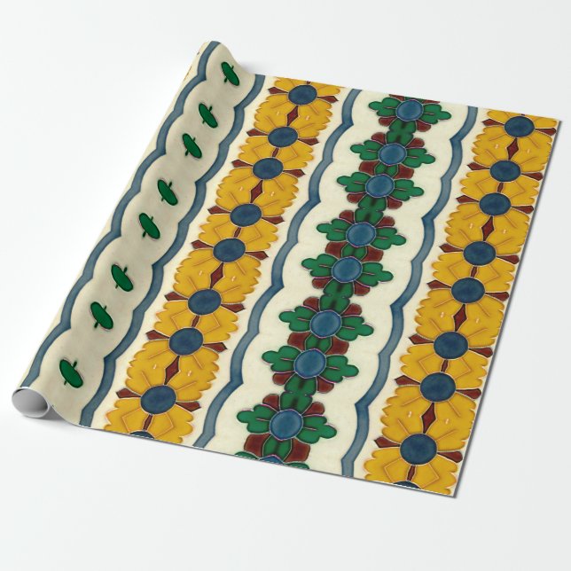 Portuguese designs  wrapping paper (Unrolled)