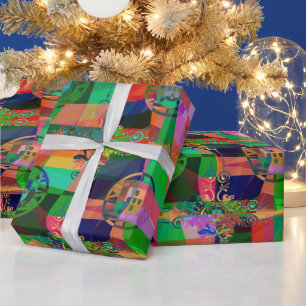 Portuguese designs wrapping paper