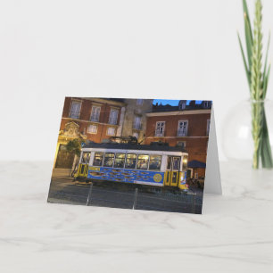 Portuguese: Dia do Pai/ Lisboa/ Father's Day Card
