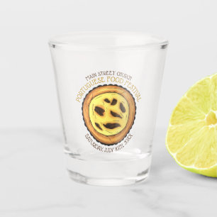 Portuguese Egg Custard Tart Pastry Food Festival Shot Glass
