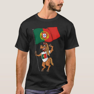 Portuguese Fan Horse girl T-Shirt