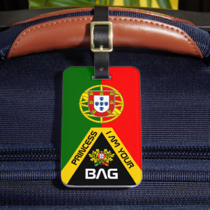 Portuguese Flag, bag tags, Portugal / Personalised Luggage Tag