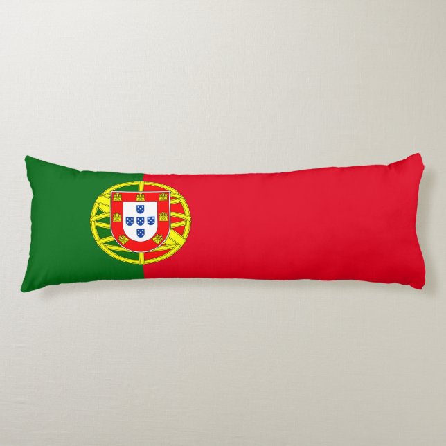 Portuguese flag body cushion (Front)