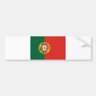 Portuguese flag bumper sticker