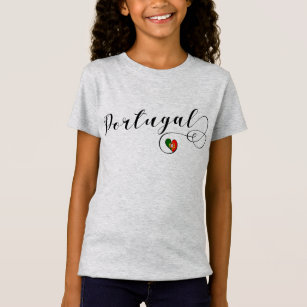 Portuguese Flag Heart, Portugal T-Shirt