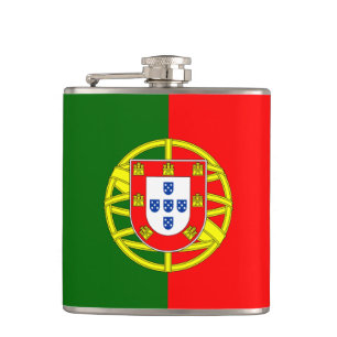Portuguese Flag & holiday Portugal /sports fans Hip Flask