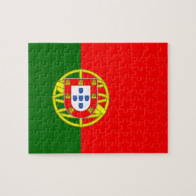 Portuguese Flag Jigsaw Puzzle (Horizontal)