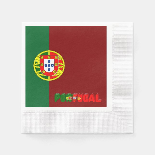 Portuguese flag    napkin (Front)
