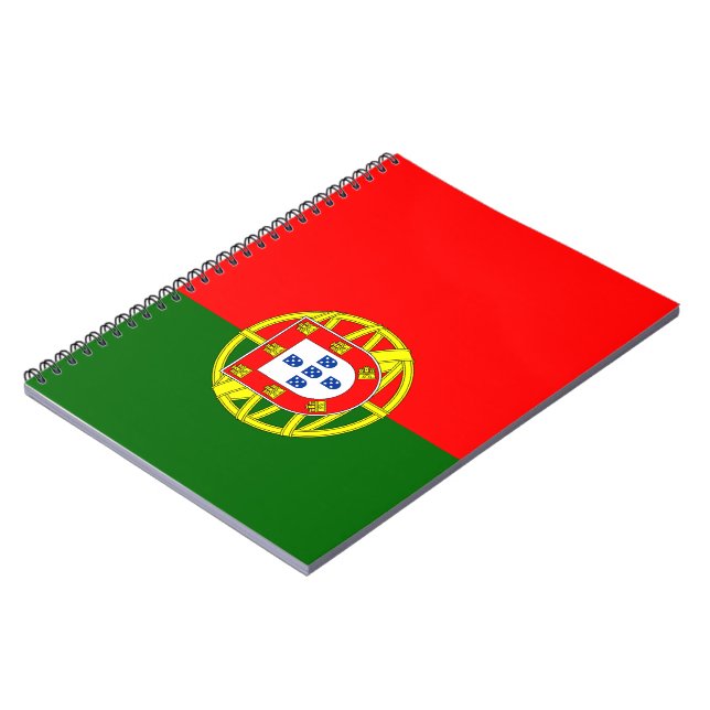 Portuguese Flag Notebook (Left Side)