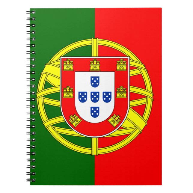 Portuguese Flag Notebook (Front)