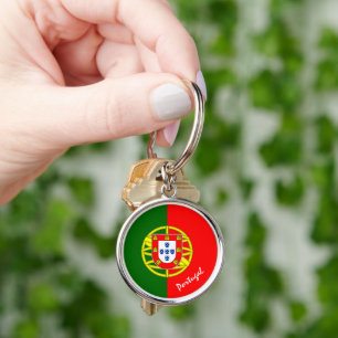 Portuguese Flag & Portugal fashion /sports fan Key Ring