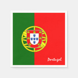 Portuguese flag & Portugal party fashion /sports Napkin