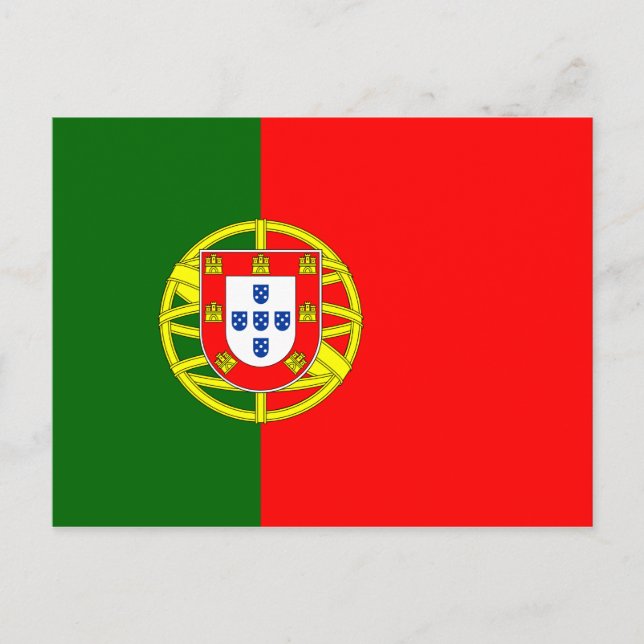 Portuguese Flag (Portugal) Postcard (Front)