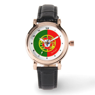 Portuguese Flag & Portugal trendy fashion /design Watch