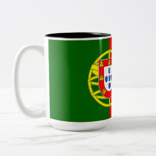 Portuguese Flag (Portugal) Two-Tone Coffee Mug
