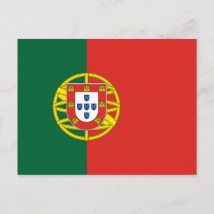 Portuguese Flag Postcard