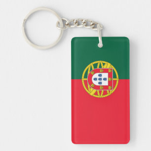 Portuguese flag quality keychain