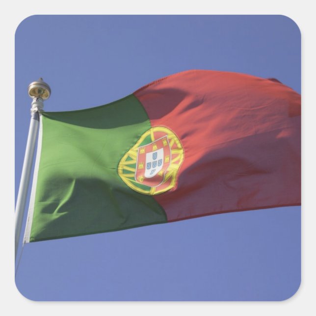 Portuguese Flag RF) Square Sticker (Front)