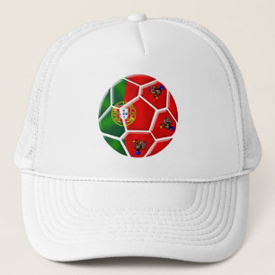 Portuguese flag soccer ball for das Quinas Tees Trucker Hat