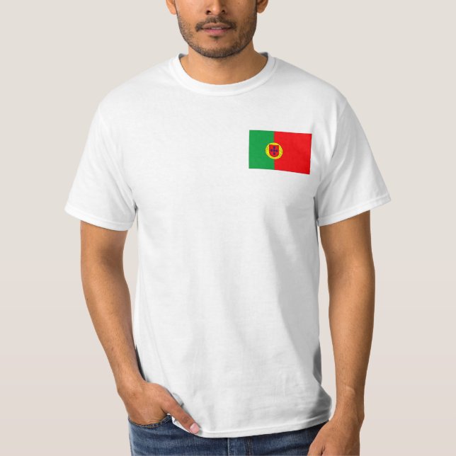 Portuguese Flag T-shirts and Gifts (Front)