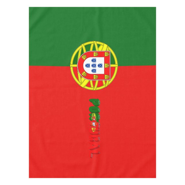 Portuguese flag tablecloth (Front)