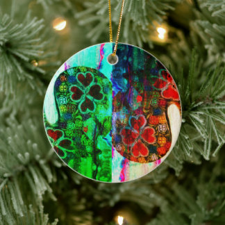 Portuguese folk art ceramic ornament