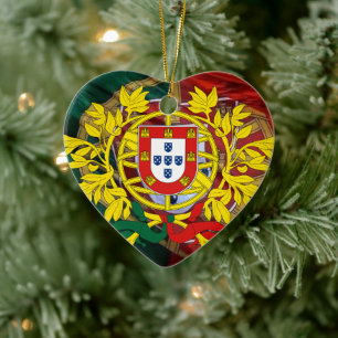 Portuguese folk art ceramic ornament