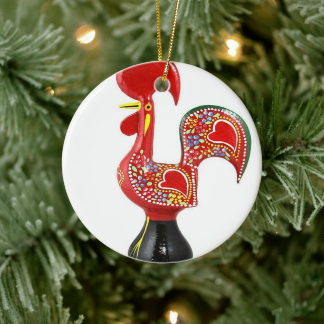  Portuguese folk art Ceramic Ornament (Tree)