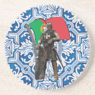 Portuguese folk art coaster