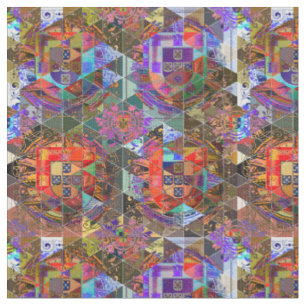 Portuguese folk art fabric