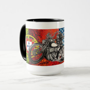 Portuguese folk art mug