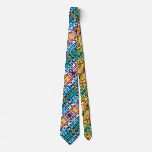 Portuguese folk art Neck Tie (Front)