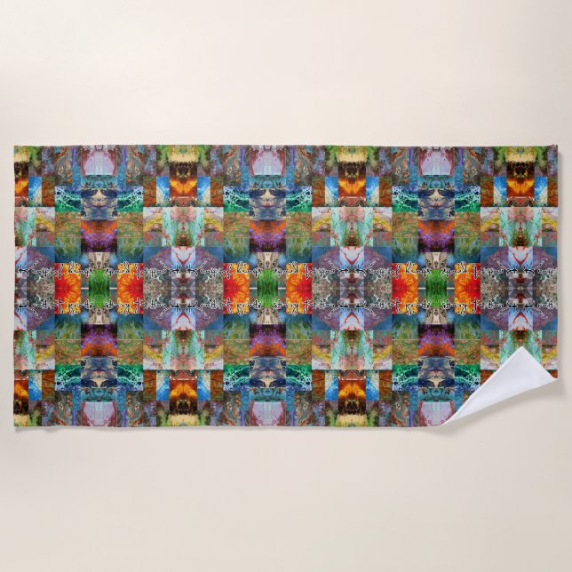 Portuguese folk art throw blanket (Front)