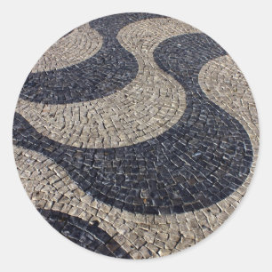 Portuguese footwear classic round sticker